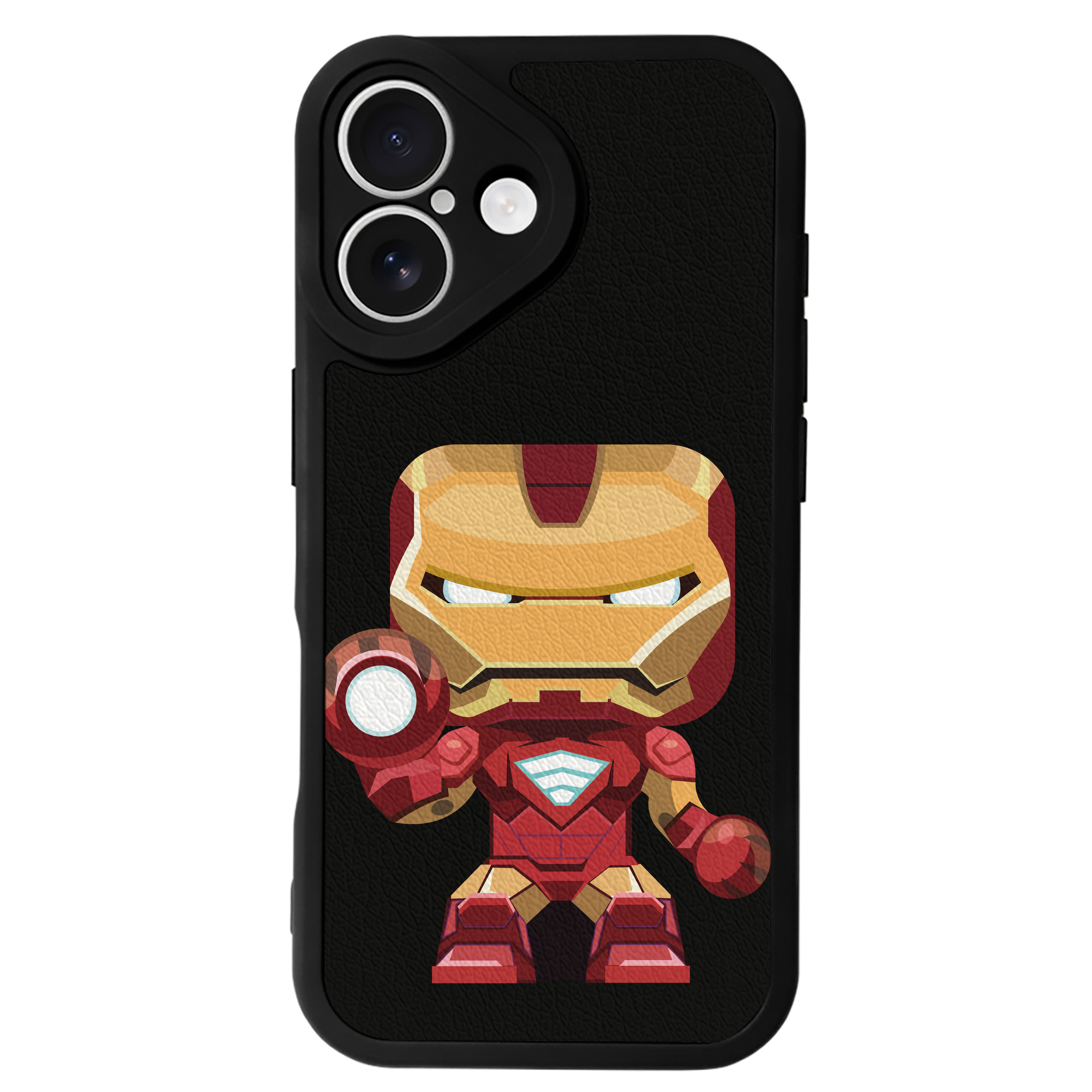 （画像用） アベンジャーズ The Avengers 【iPhone 16シリーズ対応】シリコンスマホケース（レザー調） 材質：シリコン